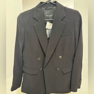 Madewell Blazer Black Size 00 NWT